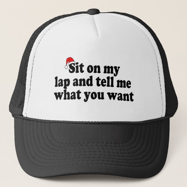 Casquette Reposez-vous sur mon recouvrement et dites-moi ce (Devant)