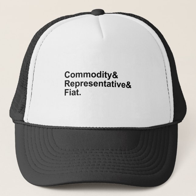 Casquette Représentant des produits Fiat | Types d'argent (Devant)