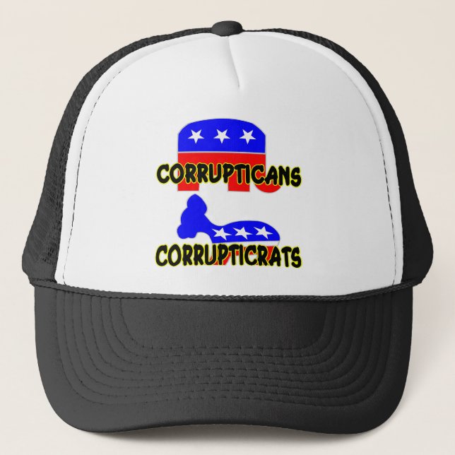 Casquette Républicain Démocrate de Corrupticans (Devant)