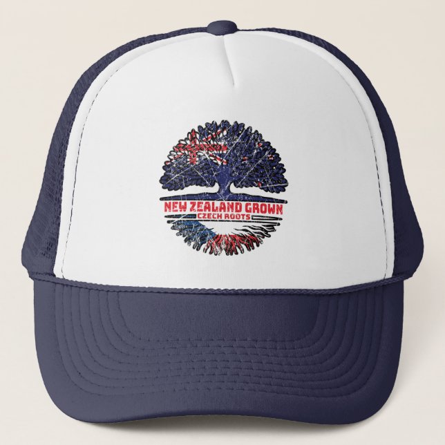 Casquette République tchèque Nouvelle-Zélande Nouvelle-Zélan (Devant)