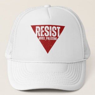 Casquette Résistez au mot avec résistance inversée au triang