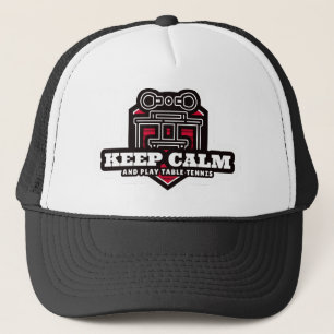 Casquette Restez Calme Et Jouez Au Tennis De Table