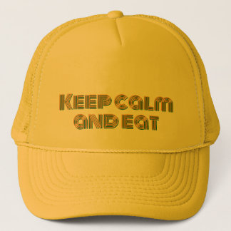 Casquette Restez calme et mangez
