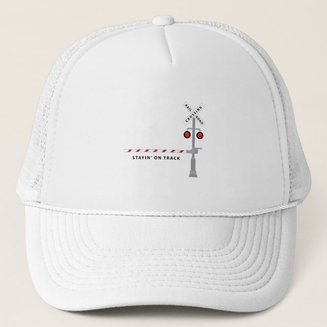 Casquette Restez sur la piste (Devant)