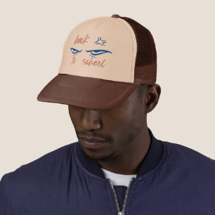Casquette Retour à l'école avec une torsion anime imprimé