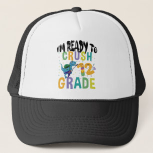 Casquette Retour à l'école Je suis prêt à écraser la 12e ann