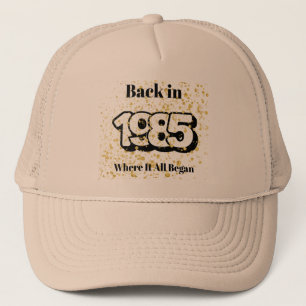 Casquette Retour en 1985, où tout a commencé, chapeau de cam