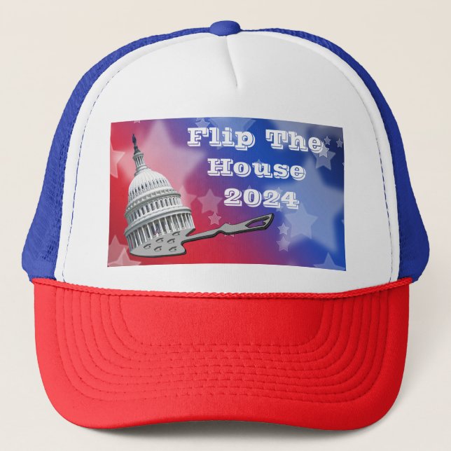 Casquette Retourner Le Vote De La Chambre Bleu 2024 (Devant)