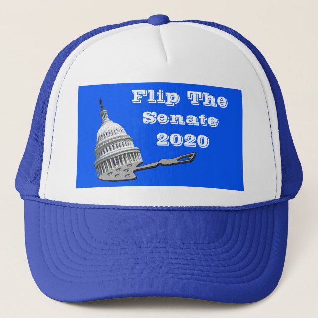 Casquette Retourner Le Vote Du Sénat Bleu 2020 (Devant)