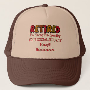 Casquette Retraité —Dépenser Votre Sécurité Sociale