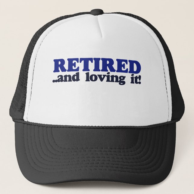 Casquette Retraité et l'aimer (Devant)