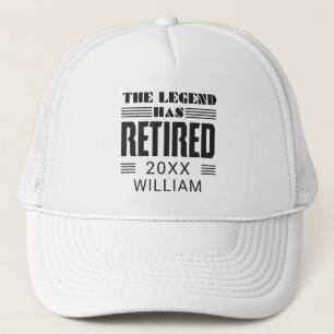 Casquette Retraite personnalisée La Légende A Retraité
