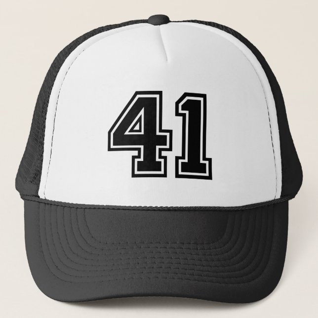 Casquette Retro 41e fête d'anniversaire (Devant)