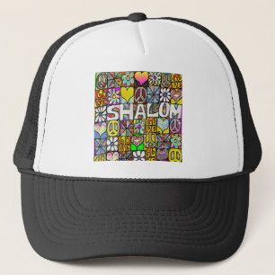 Casquette Retro 60s Psychedelic Shalom LOVE
