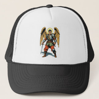Casquette Retro Comic Style St Michael Trucker Hat