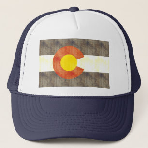 Casquette Rétro drapeau vintage du Colorado