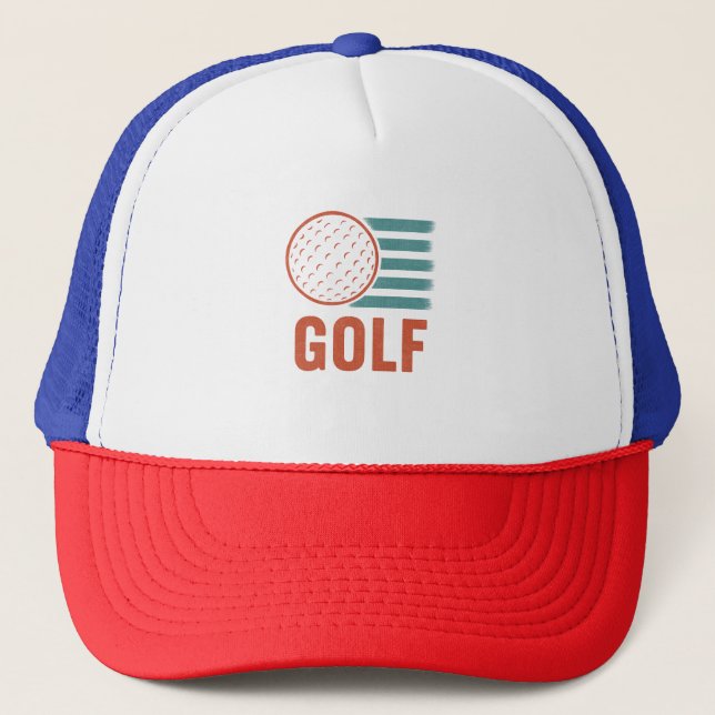 Casquette Retro Grunge Golf (Devant)