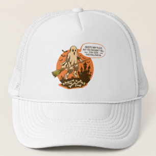 Casquette Retro Halloween Ghost Safety - Restez en sécurité