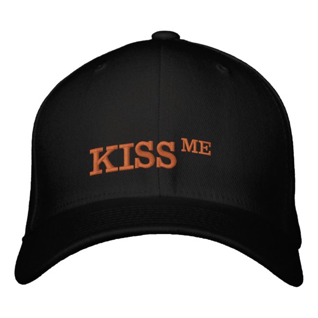 Casquette rétro KISS ME / casquette de camionneur  (Devant)