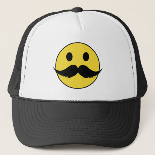 Casquette Rétro moustache noire drôle de guidon