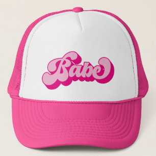 Casquette Retro Style Hot rose Babe Bachelorette Party