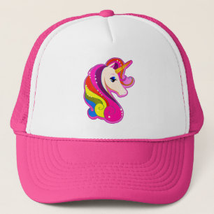 CASQUETTE RETRO STYLE VINTAGE UNICORN PEGASUS TRUCKER HAT