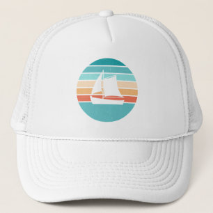 Casquette Retro Sunset Effet Perdu + Voilier
