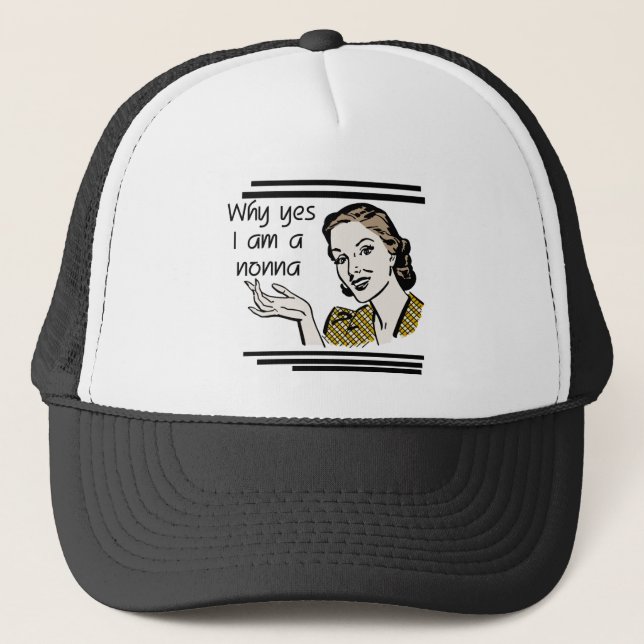 Casquette Rétros T-shirts et cadeaux de Nonna (Devant)