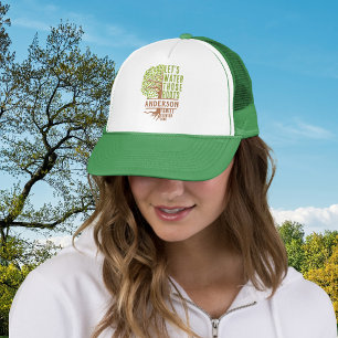 Casquette Réunion de famille avec racines Arbre généalogique