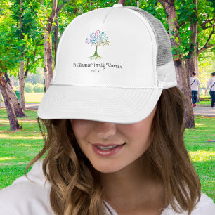 Casquette Réunion de famille personnalisée arbre généalogiqu