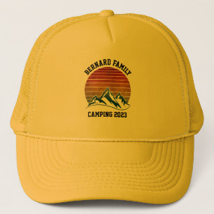 CASQUETTE RÉUNION FAMILIALE PERSONNALISÉE CAMPING SUNSET MOU