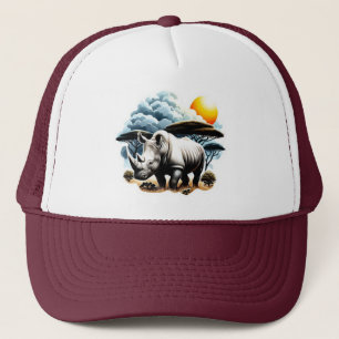 Casquette Rhinoceros blancs