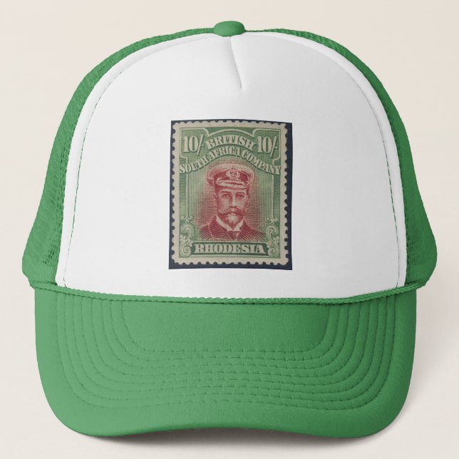 Casquette Rhodesia British South Africa Company Timbre. (Devant)