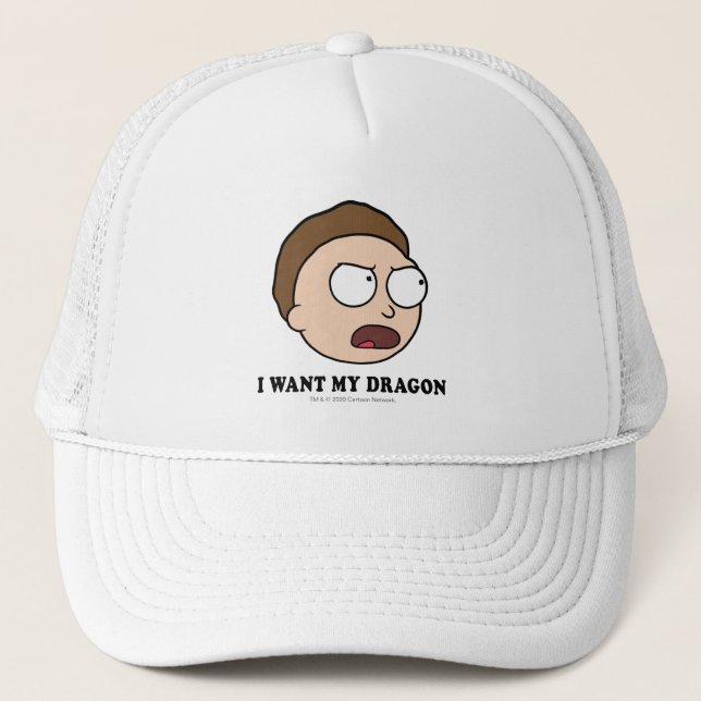 Casquette RICK ET MORTY™ | Je Veux Mon Dragon (Devant)