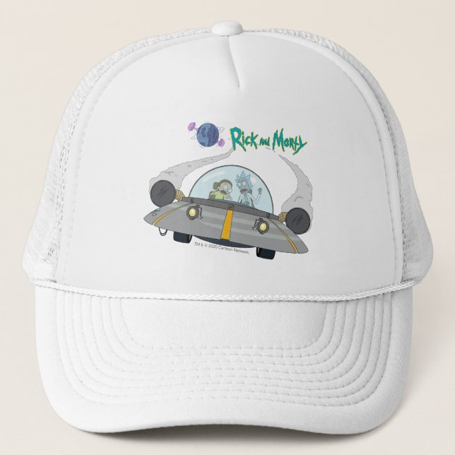 Casquette RICK ET MORTY™ | Vol En Navire Spatial (Devant)