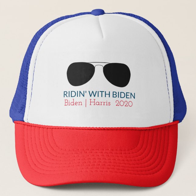 Casquette Ridin' avec lunettes Biden Aviator (Devant)