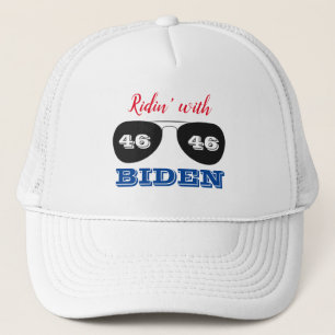 Casquette Ridin' avec Lunettes de soleil Biden 46 Aviator