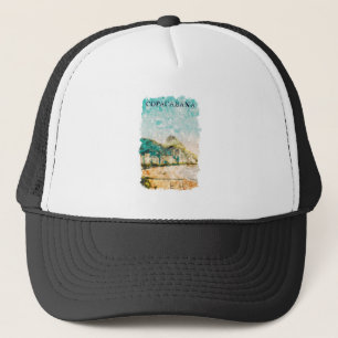 Casquette Rio de Janeiro Copacabana Beach Peinture
