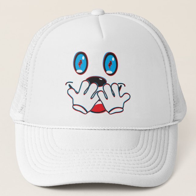 Casquette Rire bébête électrique (Devant)