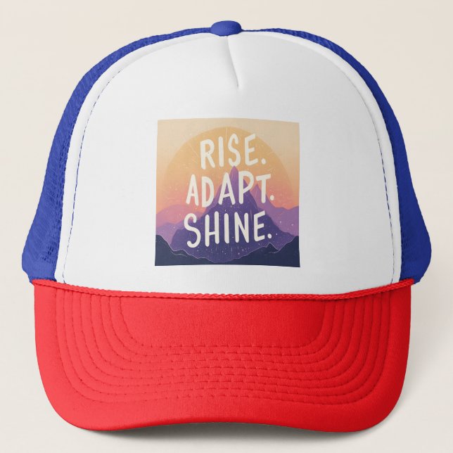Casquette Rise Adapt Shine - Inspirational Mountain Sunrise (Devant)