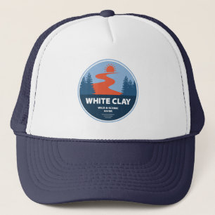 Casquette Rivière Pittoresque Et Wild D'Argile Blanche