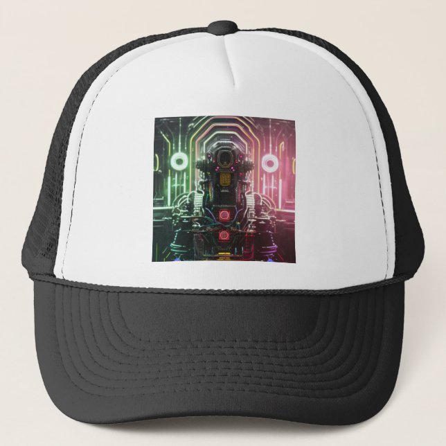 Casquette Robot 1 chapeau de camionneur (Devant)
