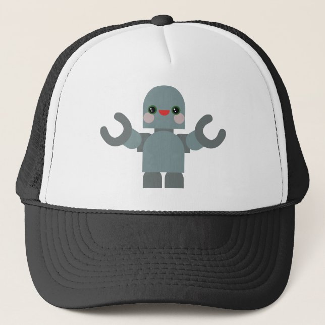Casquette Robot Rave Kawaii (Devant)