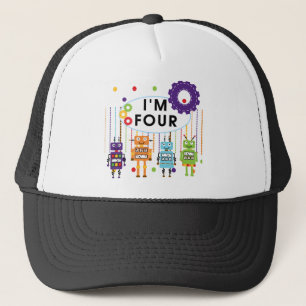 Casquette Robot T-shirts et cadeaux d'anniversaire 4e