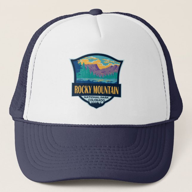 Casquette Rocky Mountain National Park Teton Range Travel (Devant)