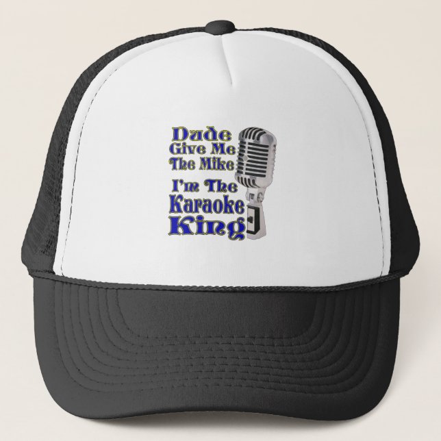 Casquette Roi de karaoke (Devant)