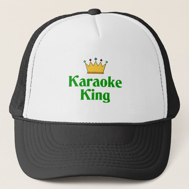 Casquette Roi de karaoke (Devant)