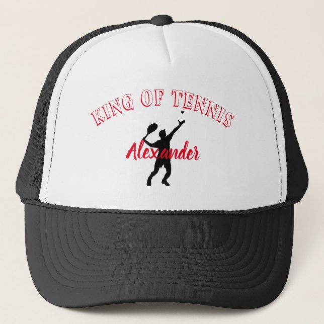 Casquette Roi de tennis personnalisé (Devant)