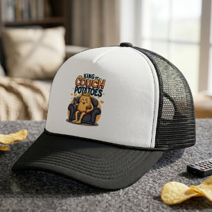 Casquette Roi des Patates de Canapé - Patate Paresseuse Drôl