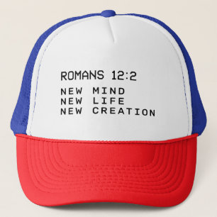 Casquette Romains 12:2 Nouveau style de vie chrétien minimal